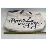 Vintage Canvas Tote Bag – Bon Voyage with Anchor Design