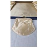 Vintage Evening Clutch – Satin with Jeweled Clasp