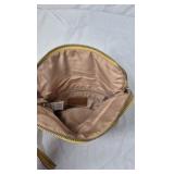 Nine West Leather Wristlet Clutch – Mustard Yellow