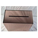 Card Box – Rose Gold Finish with Slot Top