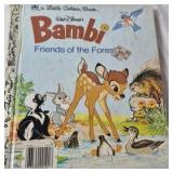 Little Golden Books Set – Tawny Scrawny Lion, 101 Dalmatians, Barbie Mariposa, Bambi Friends of the Forest