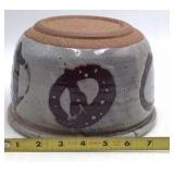 Vintage Studio Pottery Bowl – Mid-20th Century