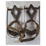 Vintage Ice Cleats – Metal with Straps