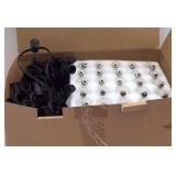 Light Set – Mini Clear Bulbs with Green Wire