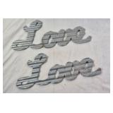 Vintage Metal Wall Signs – HOME and Love