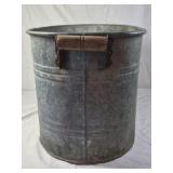 Vintage Galvanized Oval Tub with Handles