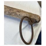 Vintage Wooden Double Tree with Iron Hardware