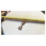 Vintage Wooden Neck Yoke with Iron Hardware