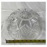 Vintage Scalloped Cut Glass Bowls
