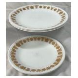 Vintage Corelle Dinnerware Set – Gold Floral Pattern