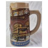 1987 Budweiser Stein – National Historical Landmark Series Clydesdale Stables Description: Ceramic beer