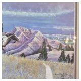 Framed Print – Daniel Long Soldier The Messenger Oglala Lakota