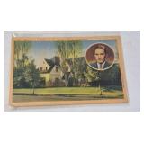 Lot of Vintage Postcards – Mid-Century Homes with Celebrity Portraits