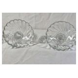 Vintage Crystal Candelabra Pair – Three-Arm with Twisted Branches