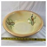 Vintage Earthenware Pitcher and Basin – Peacock Design E.P.Co. Stoke-on-Trent England