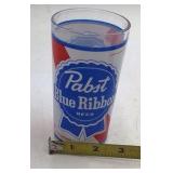 Vintage Pabst Blue Ribbon Beer Glass