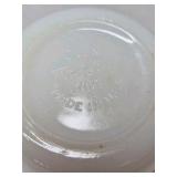 Vintage Fire-King Ware Milk Glass Dishes – Pink Floral Pattern