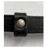 Vintage Leather Shoulder Bag – Coach with Zip Top and Adjustable Strap