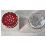 Vintage Sailboat Salt and Pepper Shakers – Milk Glass