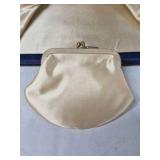 Vintage Evening Clutch – Satin with Jeweled Clasp