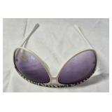 Vintage Sunglasses – Zebra Print with UV400 Protection