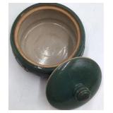 Vintage German Folk Art Lidded Bowl – Mid-20th Century