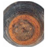 Vintage Cast Iron Cauldron Pot with Bail Handle