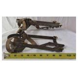 Vintage Ice Cleats – Metal with Straps