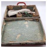 Vintage Roller Skates with Carrying Case
