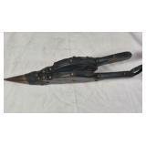 Vintage Fireplace Bellows with Embossed Medallion