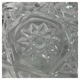 Vintage Scalloped Cut Glass Bowls