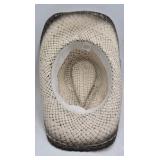 Straw Cowboy Hat with Ombre Band