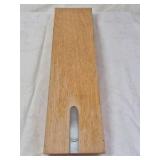 Vintage Wooden Cribbage Board – U-Shaped Track with Painted Scoring Lanes