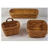 Longaberger Handwoven Baskets – Assorted Picnic and Serving Styles