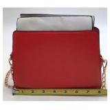 Typewriter Novelty Crossbody Bag – Red with Keyboard Design
