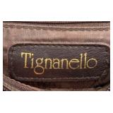 Vintage Leather Backpack – Dark Brown Pebbled Leather with Flap and Zipper