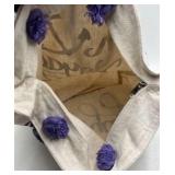 Vintage Canvas Tote Bag – Bon Voyage with Anchor Design