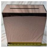 Card Box – Rose Gold Finish with Slot Top