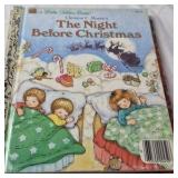 Little Golden Books Set – Night Before Christmas, Winnie the Pooh Eeyore, Prince and the Pauper, Thumbelina