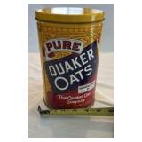 Vintage Quaker Oats Pure Oats Tin