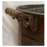 Vintage Copper Tub with Lid