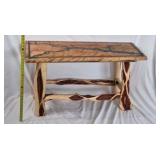 Epoxy River Console Table