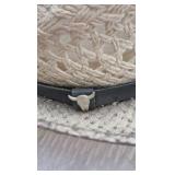 Straw Cowboy Hat with Ombre Band