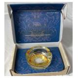 Vintage Amber Glass Ashtray – Camel Lights Ashtray