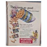 Vintage Advertising Ephemera Collection – Uneeda Biscuit and Planters Peanuts