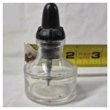 Vintage Glass Medicine Dropper Bottle