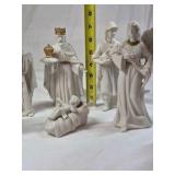 13-Piece Hand-Painted Porcelain Nativity Set