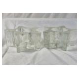 Vintage Metal Lantern – Star Cutout Design with Candle Holders