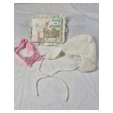Vintage Baby Blanket and Accessories