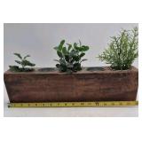 Wooden Herb Planter – Four Holes